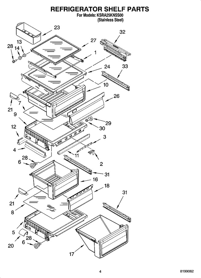 Diagram for KSRA25KNSS00