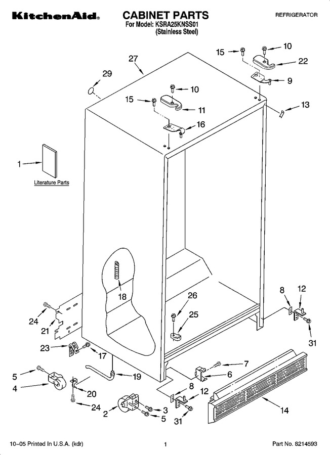 Diagram for KSRA25KNSS01
