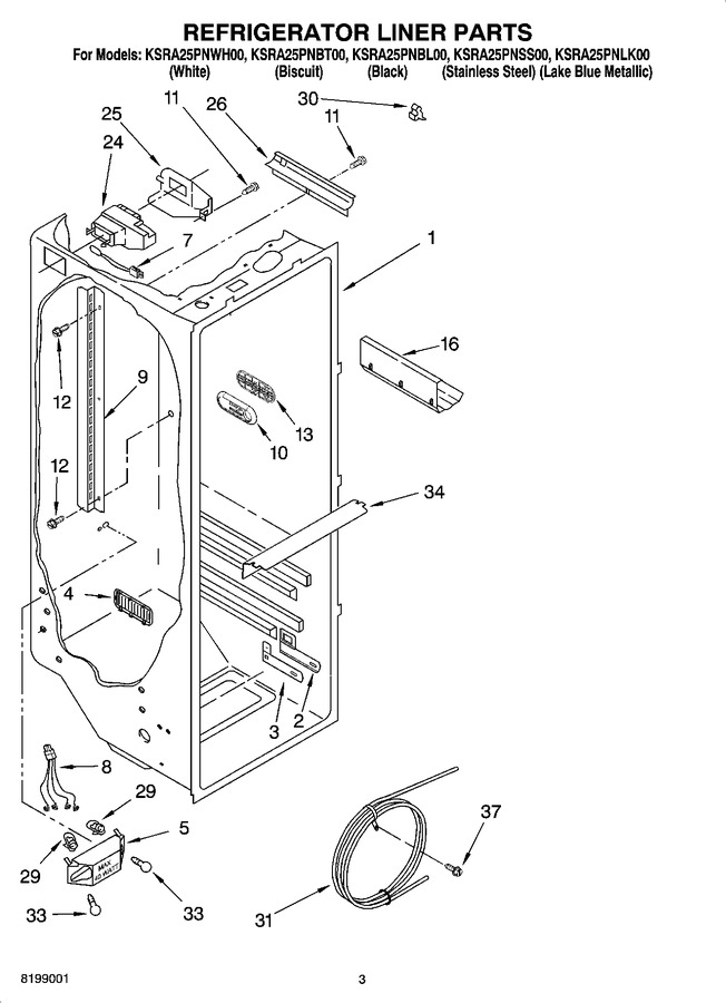 Diagram for KSRA25PNSS00