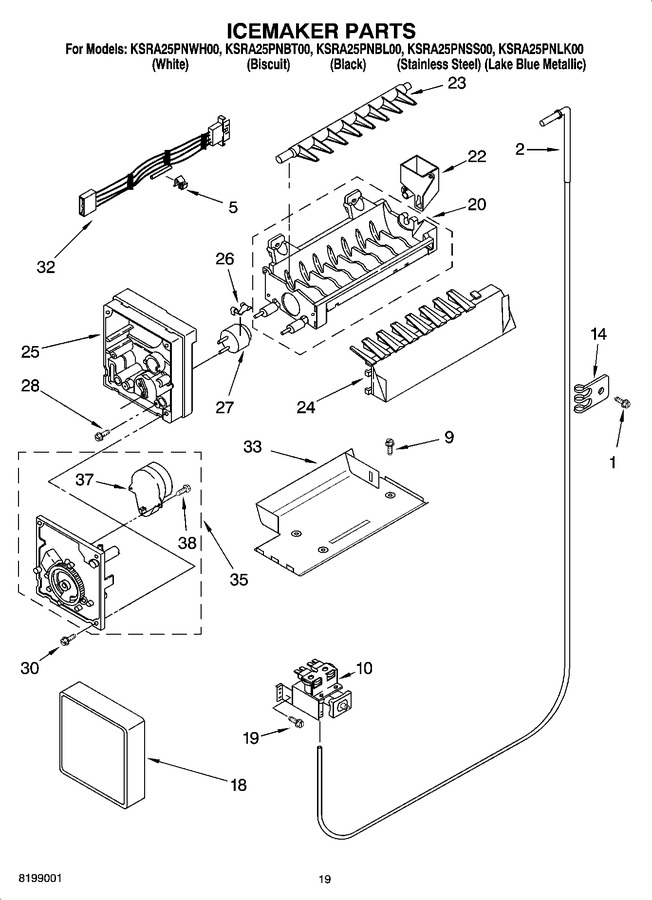 Diagram for KSRA25PNSS00
