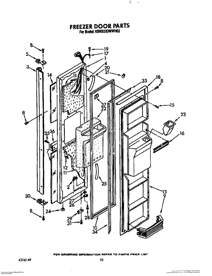 Diagram for KSRB22DWAL02