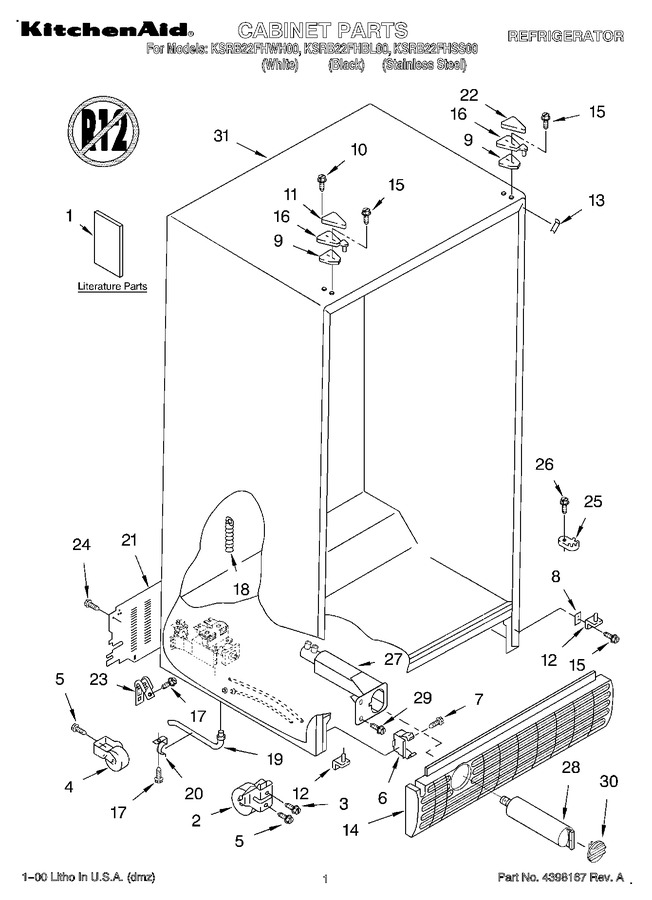 Diagram for KSRB22FHSS00