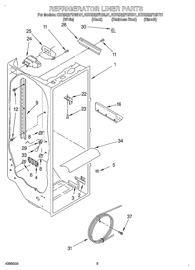 Diagram for KSRB22FHWH01