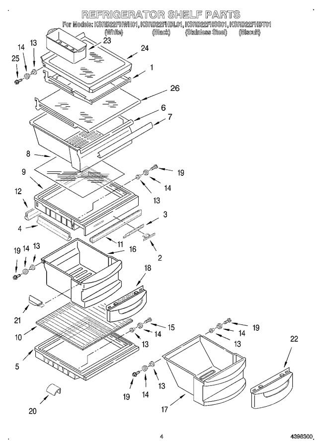 Diagram for KSRB22FHWH01