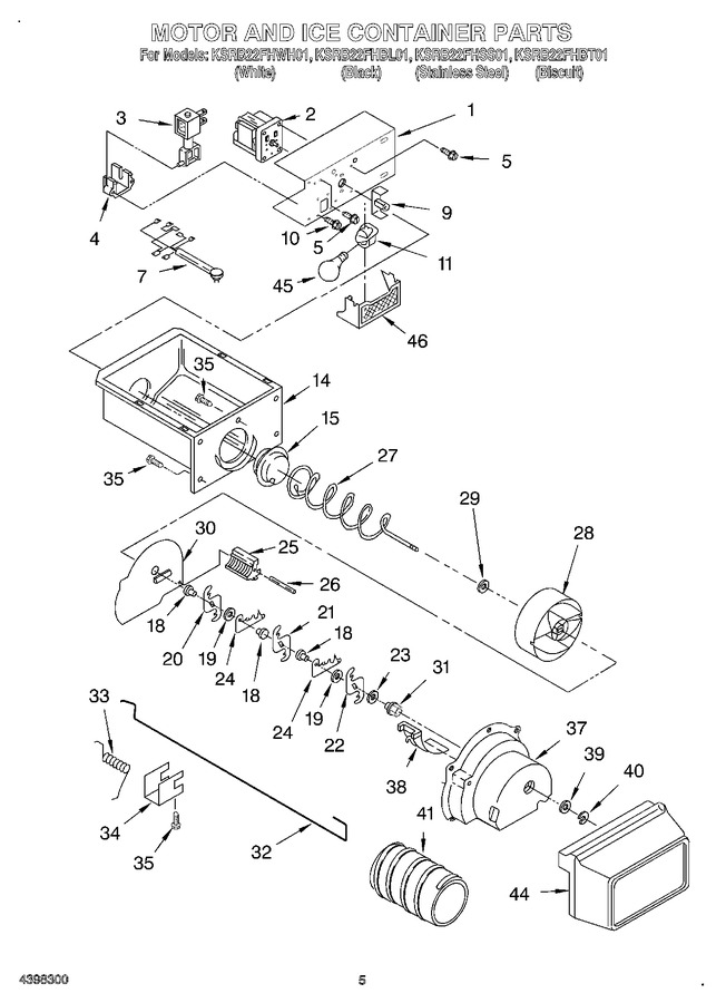 Diagram for KSRB22FHWH01