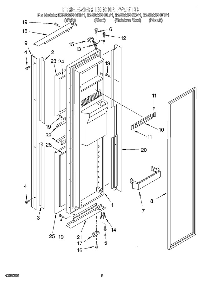 Diagram for KSRB22FHWH01