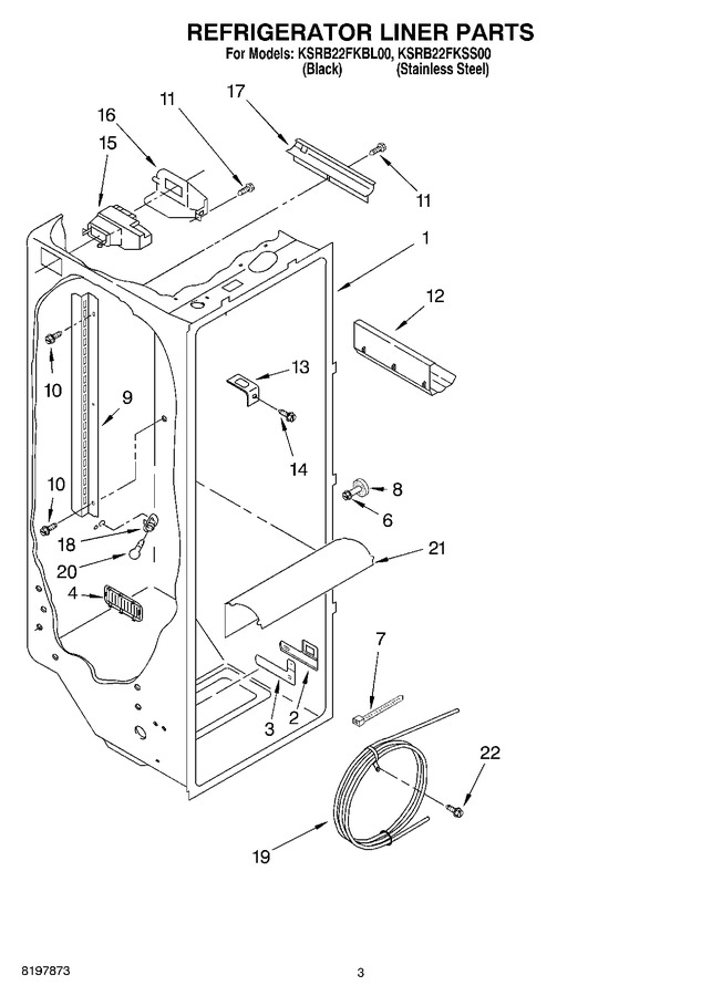 Diagram for KSRB22FKBL00