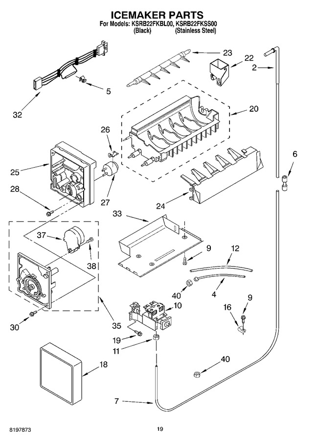Diagram for KSRB22FKBL00