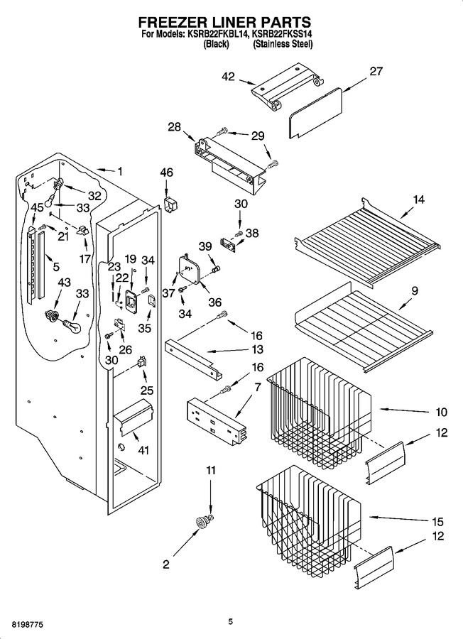 Diagram for KSRB22FKBL14