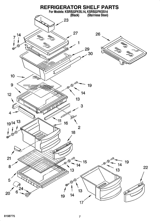 Diagram for KSRB22FKBL14