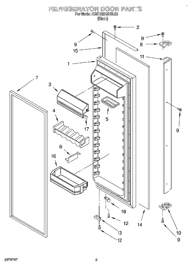 Diagram for KSRB22QDBL00