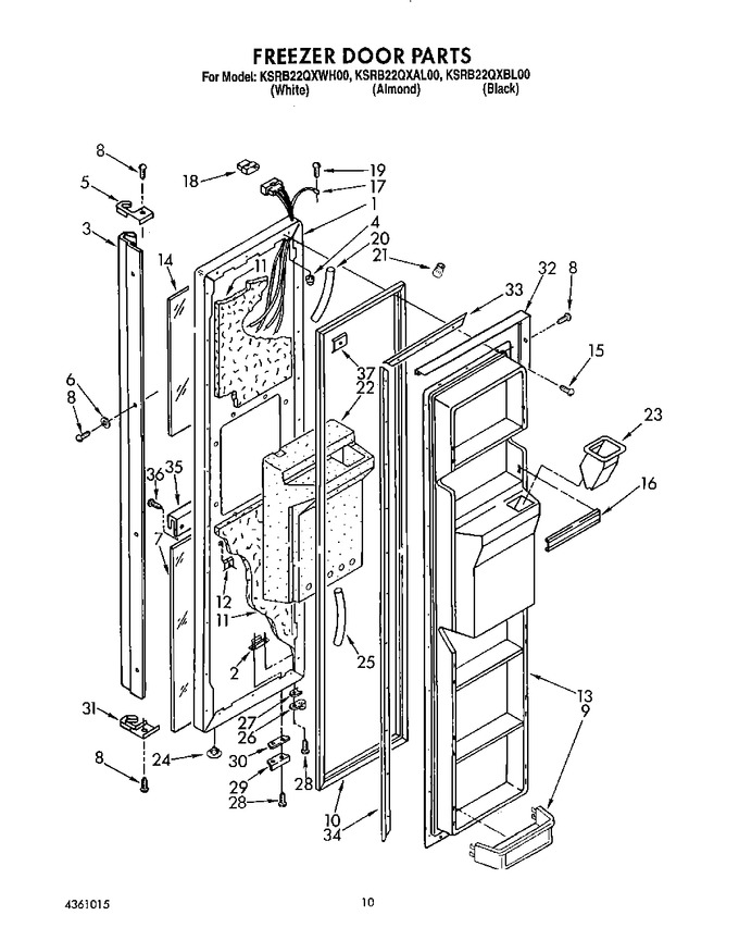 Diagram for KSRB22QXWH00