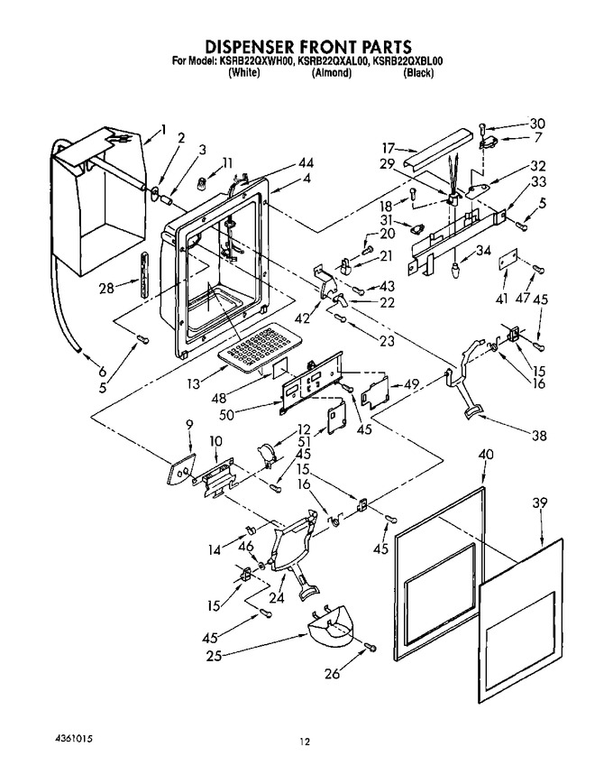 Diagram for KSRB22QXWH00