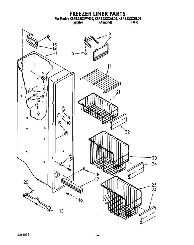 Diagram for KSRB22QXWH00