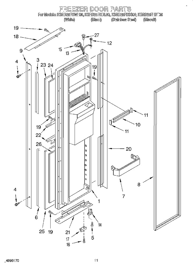 Diagram for KSRB25FHBL00