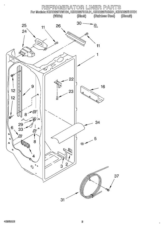 Diagram for KSRB25FHSS01