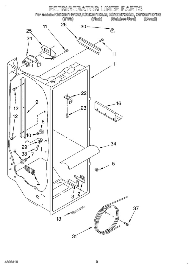 Diagram for KSRB25FHBL02
