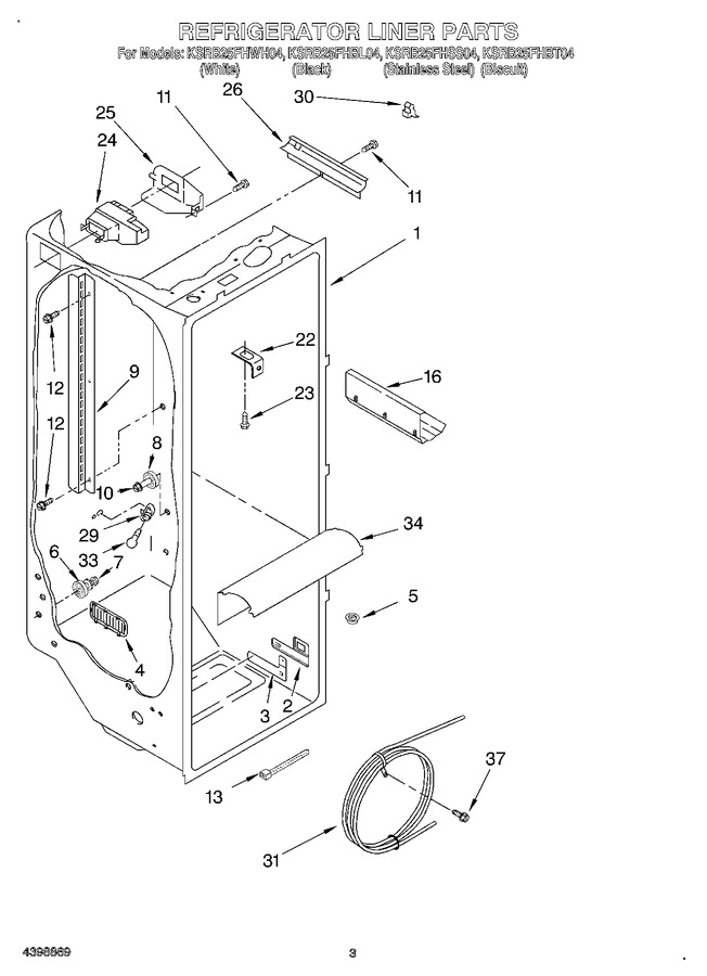 Diagram for KSRB25FHBL04