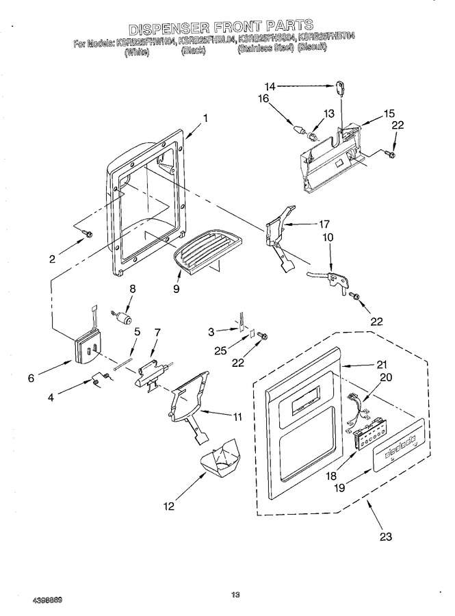 Diagram for KSRB25FHBL04