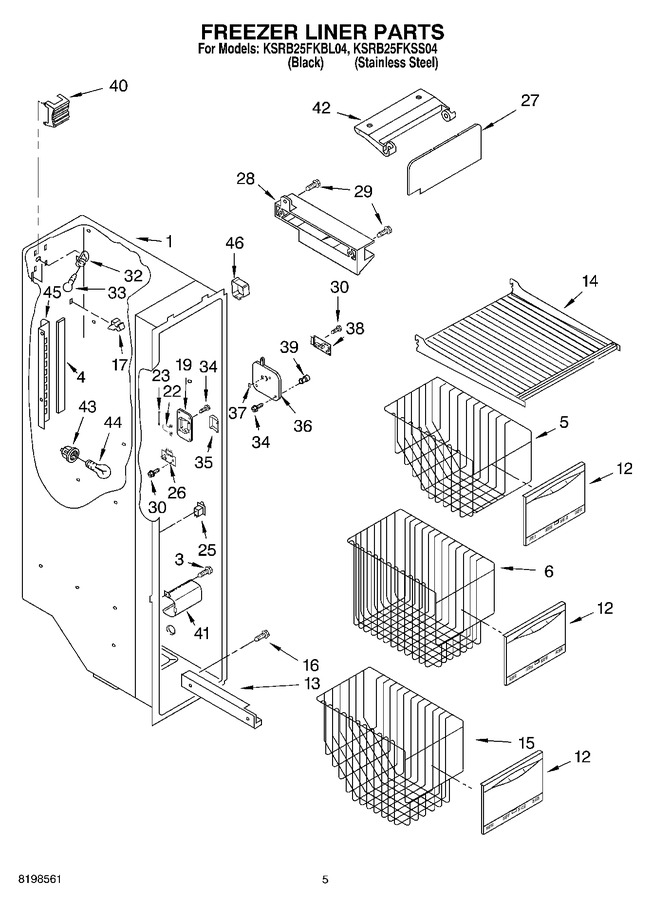 Diagram for KSRB25FKSS04