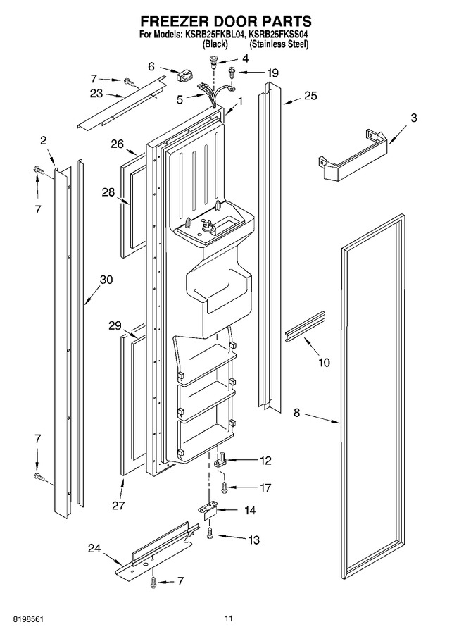 Diagram for KSRB25FKSS04