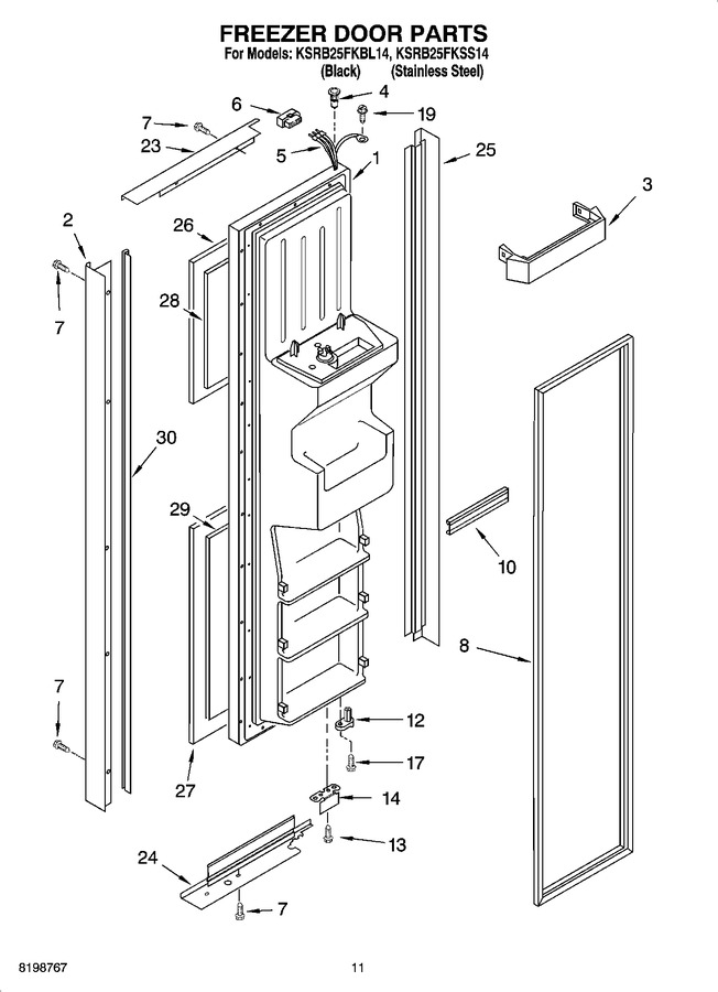 Diagram for KSRB25FKSS14