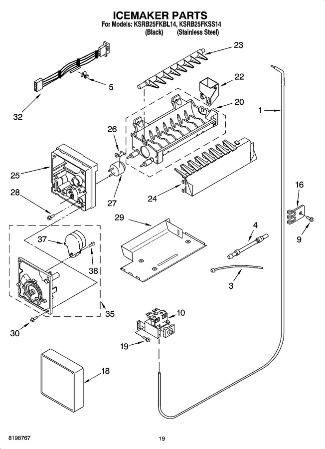 Diagram for KSRB25FKSS14