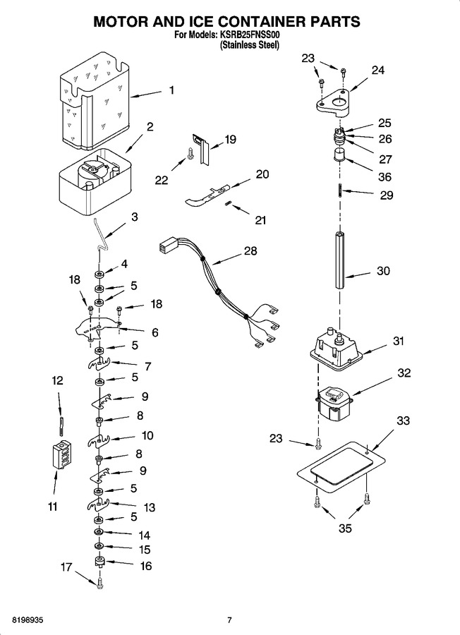 Diagram for KSRB25FNSS00