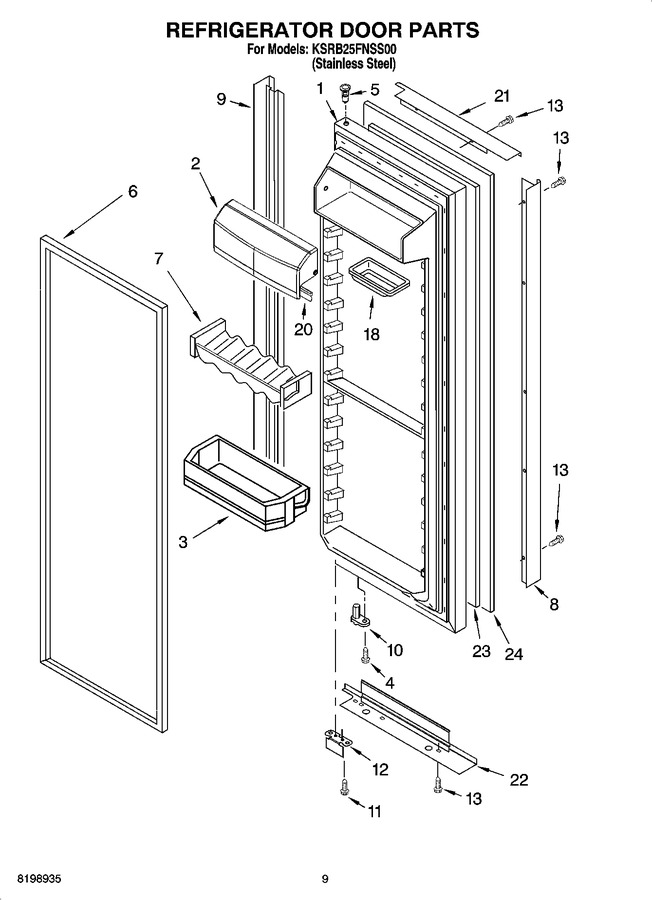 Diagram for KSRB25FNSS00