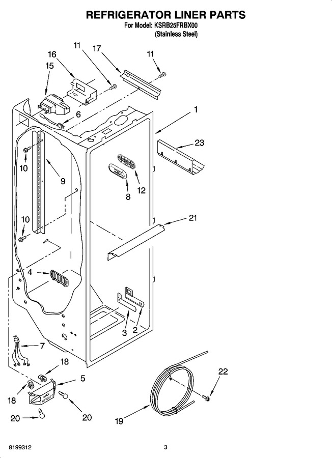 Diagram for KSRB25FRBX00