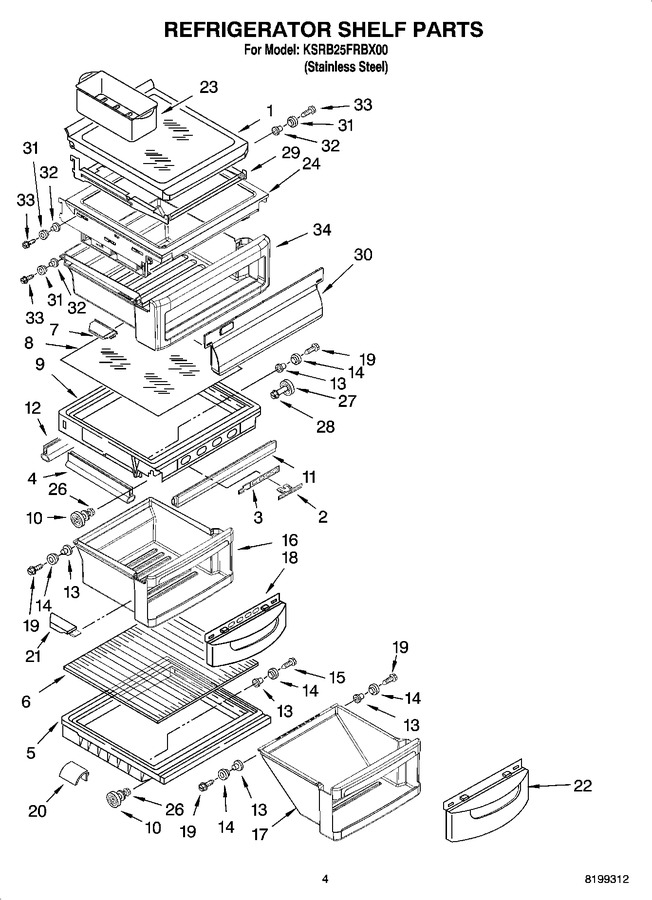Diagram for KSRB25FRBX00