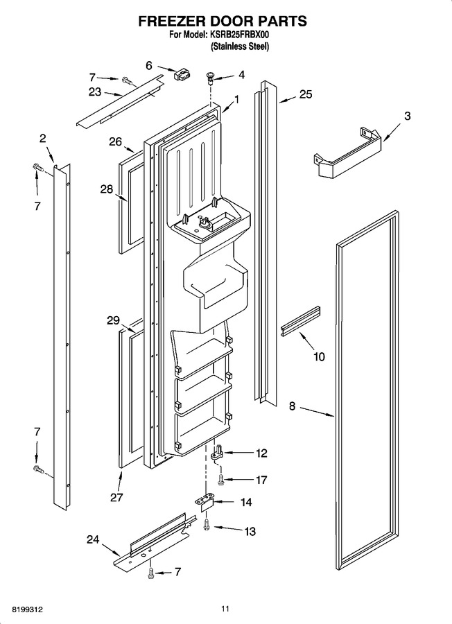 Diagram for KSRB25FRBX00