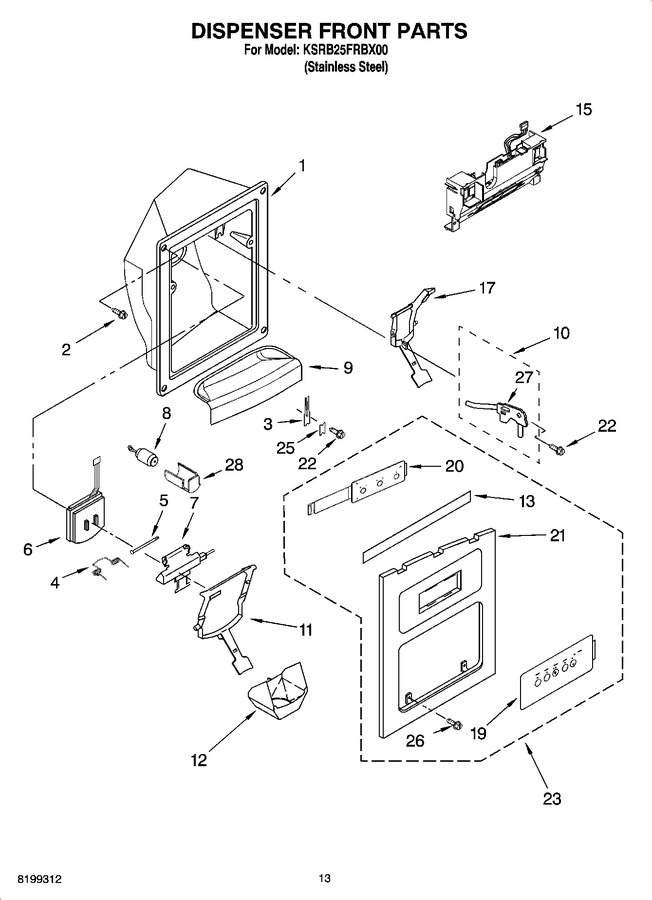 Diagram for KSRB25FRBX00