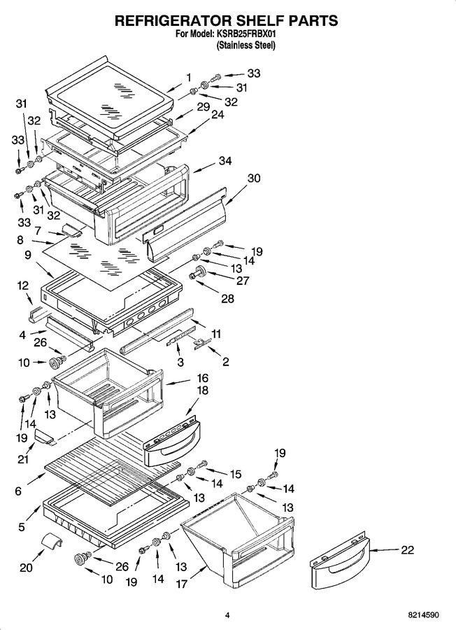 Diagram for KSRB25FRBX01