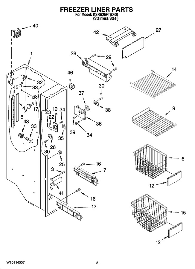 Diagram for KSRB25FTBX00