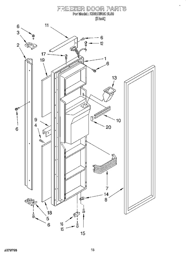 Diagram for KSRB25QDBL00