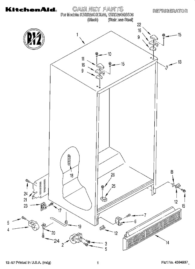 Diagram for KSRB25QGBL00