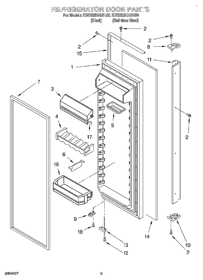 Diagram for KSRB25QGBL00