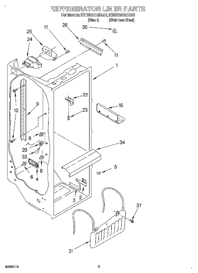Diagram for KSRB25QGBL01