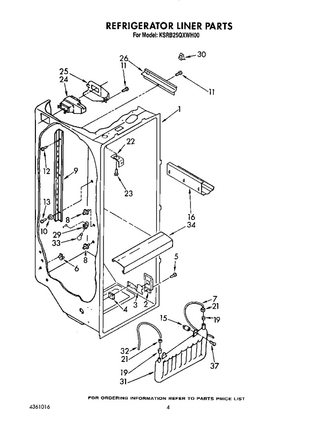Diagram for KSRB25QXAL00