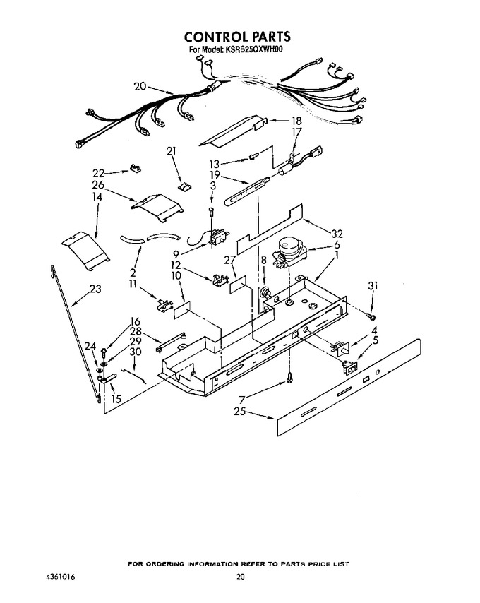 Diagram for KSRB25QXWH00