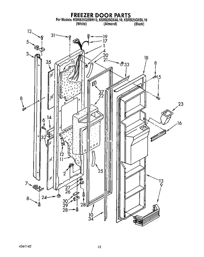 Diagram for KSRB25QXBL10