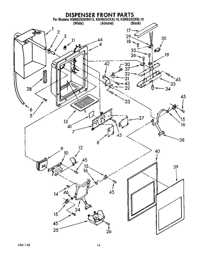 Diagram for KSRB25QXBL10