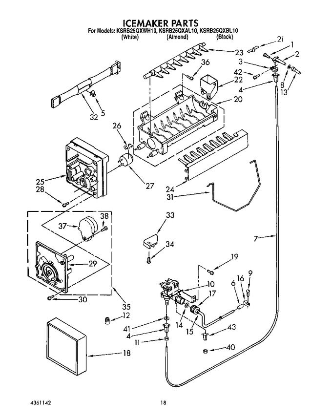 Diagram for KSRB25QXBL10