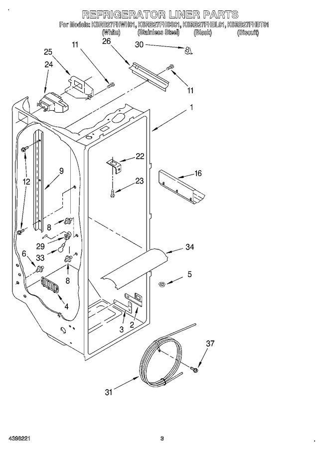 Diagram for KSRB27FHWH01