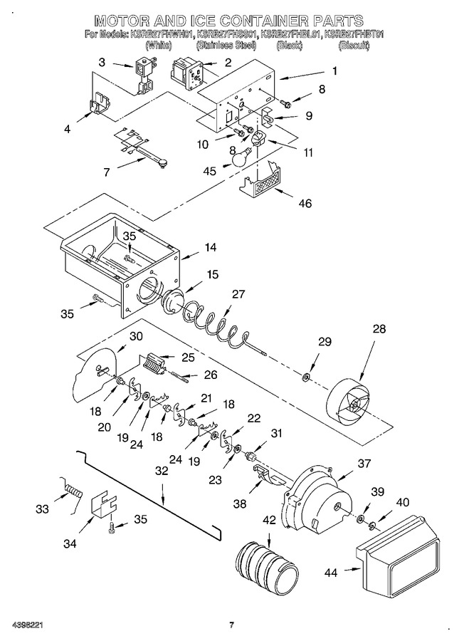 Diagram for KSRB27FHWH01