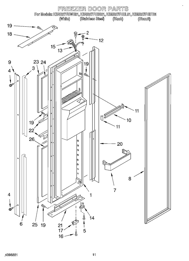 Diagram for KSRB27FHWH01