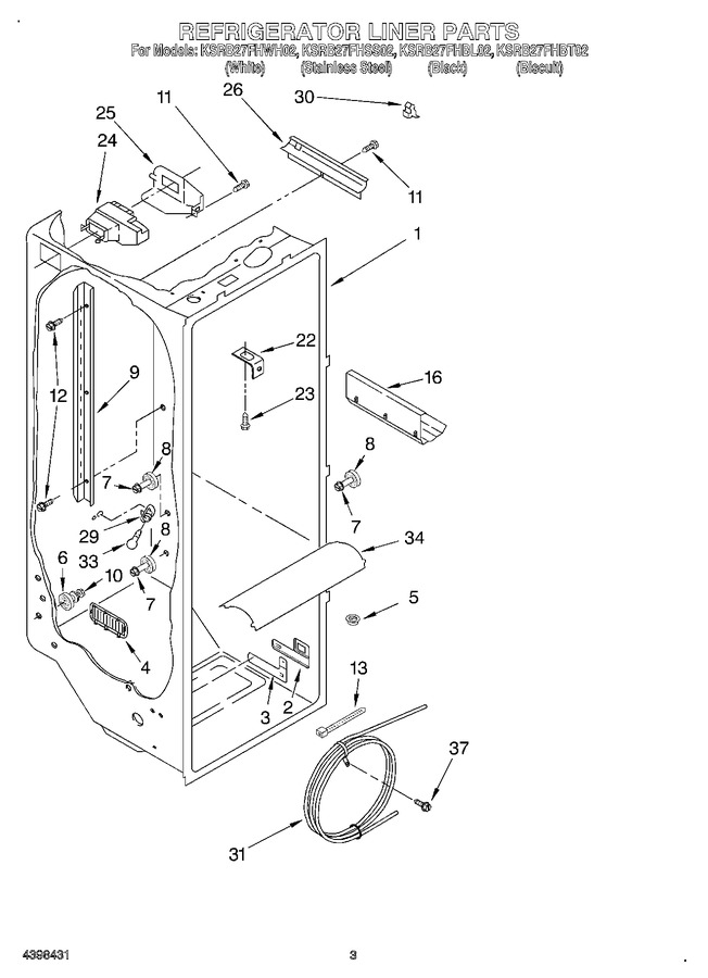 Diagram for KSRB27FHBL02