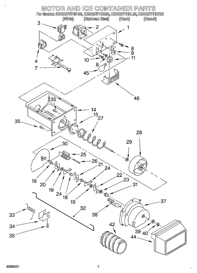 Diagram for KSRB27FHBL02