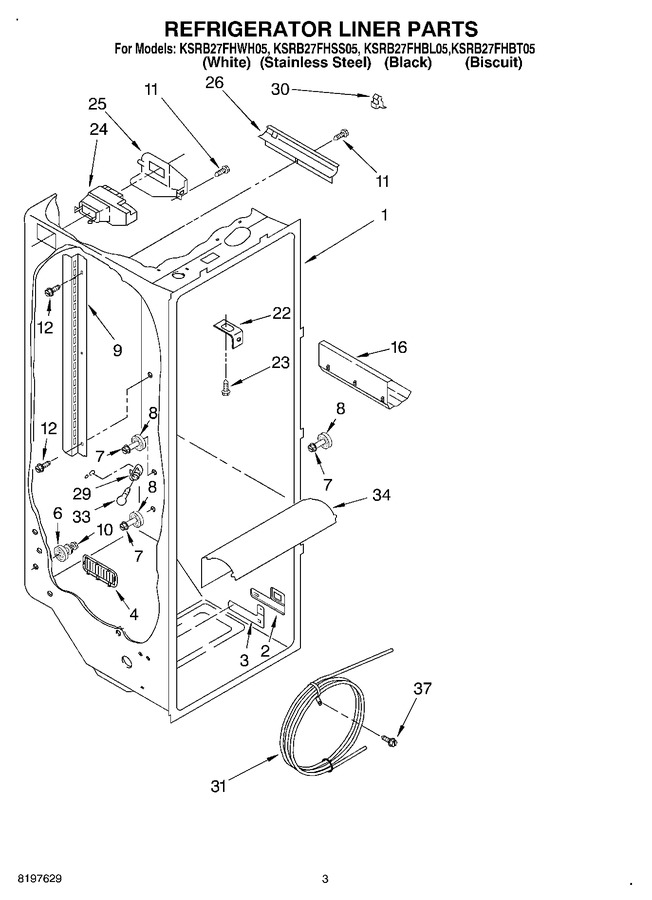 Diagram for KSRB27FHBT05